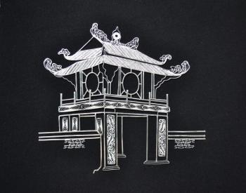 Tranh bạc- Khuê Văn Các
