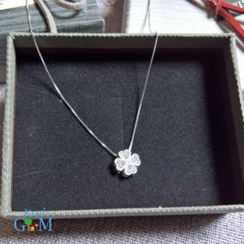 Dây chuyền bạc cỏ 4 lá