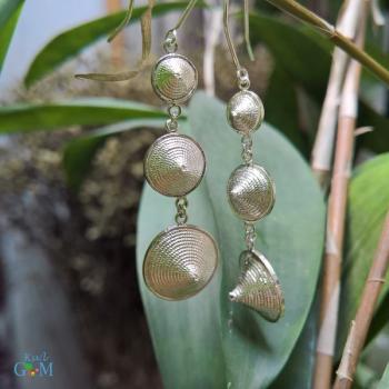 Bông tai đậu bạc- hình nón
