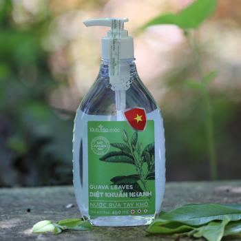 NƯỚC RỬA TAY KHÔ TỪ LÁ ỔI- Dạng ấn