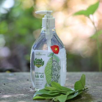 Nước rửa bát chiết xuất lá ổi- Chai 450ml 