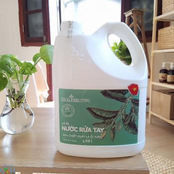 Nước rửa tay chiết xuất lá ổi- Can 3.68 lít